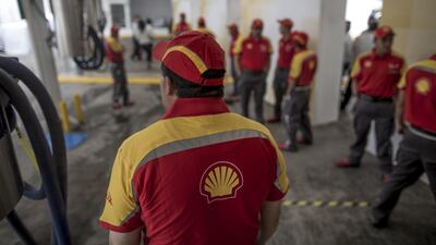 Shell will divest in its oil assets in Iraq to place a greater focus on natural gas and petrochemicals, a company spokesman said. Alejandro Cegarra / Bloomberg