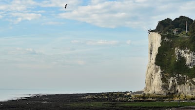 Zapata lands in Dover. AFP