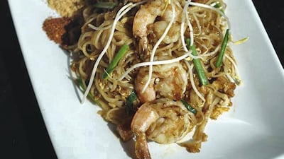 Pad Thai noodles from Desert Lotus at Taste of Abu Dhabi 2019