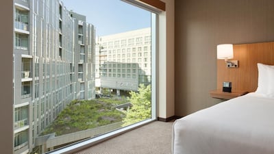 A king-size room costs an average $135 a night ($20 more for a 'view' room). Courtesy Hyatt DC