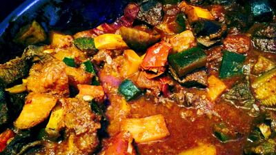 Lamb thereed at Intercontinental Hotel, Abu Dhabi. Photo: Stacie Johnson for The National