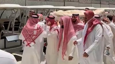 Mr Alqassem's body was buried at the Al-Shuhada Cemetery after it was flown back from the UK. Photo: X