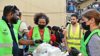 Volunteers from Serve the City Dubai collaborate with the Sri Lankan Welfare Association for the 5,000 meals iftar event in Dubai