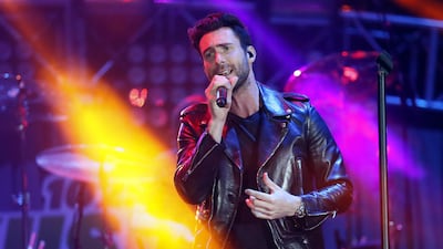 Adam Levine, the lead singer of pop-rock band Maroon 5, performs at a concert in California in 2013. Danny Moloshok / Reuters