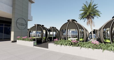 With pods as intimate dining areas, Botanica aims to transform Bluewaters Island's culinary scene. Photo: Botanica