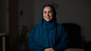 Farah Al Qaissieh is head of the Stutter Community in Abu Dhabi. Ryan Lim for The National