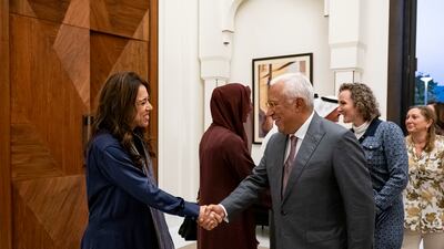 Mr Costa meets Lana Nusseibeh, Minister of State