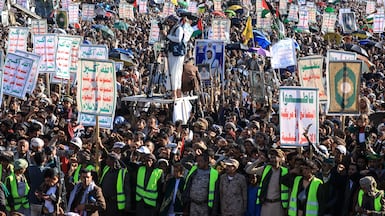 Yemen's Houthi rebels have imposed a blockade on Saudi ships in the Red Sea. EPA