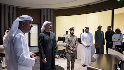 Sheikh Khaled commended the efforts of medical, administrative and technical staff working around the clock at the highest readiness care for citizens, residents and visitors injured in the recent Iranian attacks on the UAE