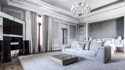 The bedrooms are set up for some TV viewing. Courtesy Luxhabitat