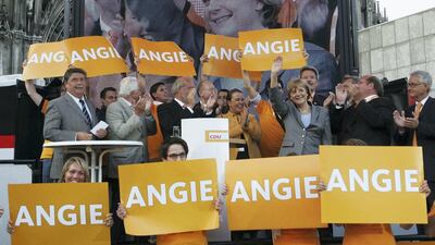 Angela Merkel became Chancellor in 2005. Getty Images