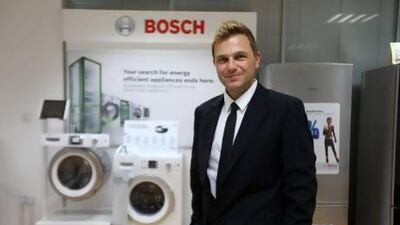 Georg Kazantzidis is the marketing director for Bosch Home Appliances Middle East. Pawan Singh / The National