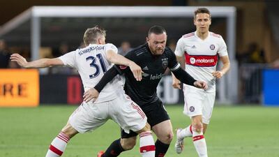 Wayne Rooney in action for MLS side DC United, which he joined in 2018. Reuters