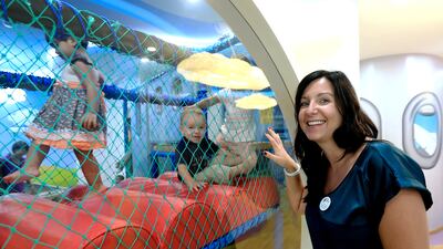 Samantha McClements, the nursery group director at Kids Academy, in Khalifa City A in Abu Dhabi. Ravindranath K / The National