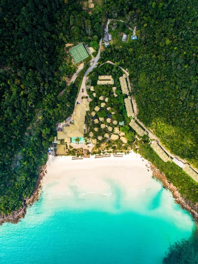The Taaras Beach and Spa Resort is located on Redang Island, off the east coast of Malaysia. Courtesy Taaras Beach and Spa Resort