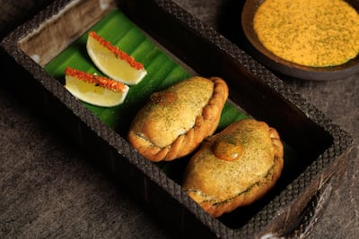 Both set menus offer empanadas, with a filling of beef or wild mushrooms. Photo: Amaru