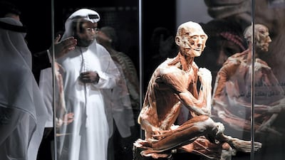 The region's first Body Worlds exhibition is now open at Khalifa University. All pictures by Khushnum Bhandari for The National