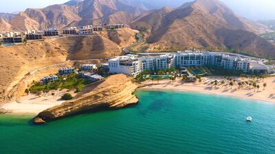 The new Jumeirah-branded hotel is the anchor of the Muscat Bay development. Photo: Jumeirah Muscat Bay