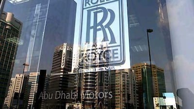 Sales of Rolls-Royce across the Gulf are rising says the luxury car maker. Stephen Lock / The National.
