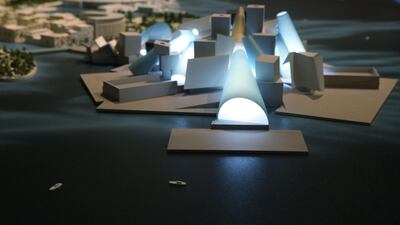 A scale model of the Guggenheim from 2010. Galen Clarke/The National