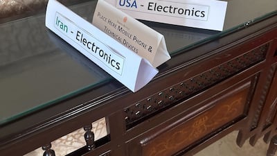 Inside the Serena hotel in Islamabad. Photo: The National