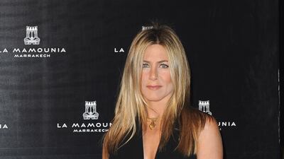 Jennifer Aniston, in Celine, attends the Mamounia hotel launch party on November 26, 2009 in Marrakech, Morocco. Getty Images