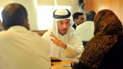 Yousef Hamza, the director at Envestors Mena, which helps companies to raise money from private investors. Charles Crowll for The National