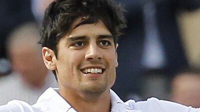 England captain Alastair Cook.