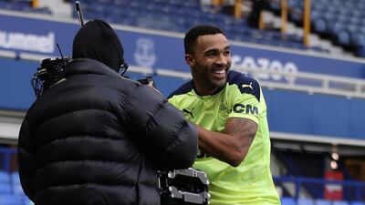 Callum Wilson celebrates the second. PA