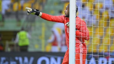 Goalkeeper Ali Kasheif. Courtesy UAE FA
