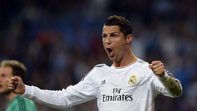 Cristiano has 25 goals in 24 La Liga matches for Real Madrid this season. Gerard Julien / AFP