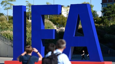 More than 1,600 companies will show off their consumer electronics and home appliances over 150,000 square metres of exhibition space this year. Rainer Jensen / EPA