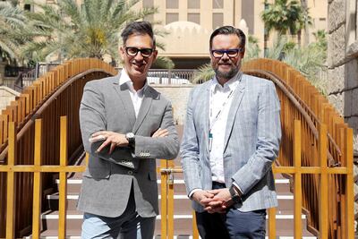 Sam Bardaouil and Till Fellrath Bardaouil and Fellrath’s show analyses the many strategies which artists use to communicate to the viewer Pawan Singh / The National