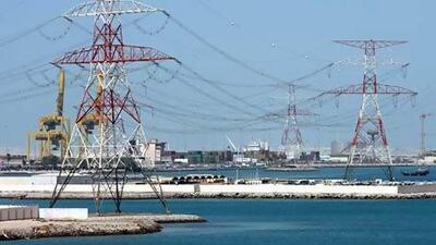 Capital pylons: Asian players are dominating the bidding process for Abu Dhabi's next large-scale power plant. Stephen Lock / The National