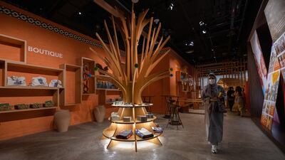 Silver Award: Gabon, Rented pavilions, Theme Interpretation. Photo: Expo 2020 Dubai