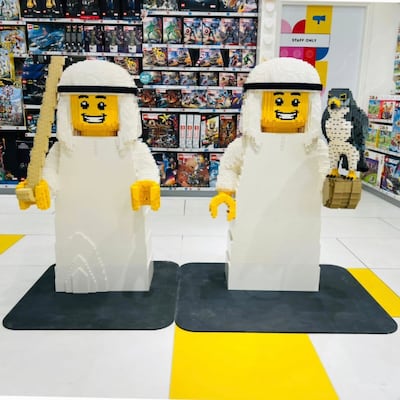 Lego stores in the UAE commissioned Jamal to create sets that celebrate Emirati culture. Photo: Hasan Jamal