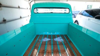 This model was built seven years after the F-Series made its debut, in 1948. Victor Besa / The National