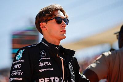 George Russell is "confident" Mercedes will finish runners-up in the constructors' championship. Getty