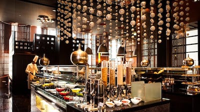 The live cooking stations at The Foundry offer fresh food with steak being the hero of the Raising the Steaks affair. Courtesy The Foundry