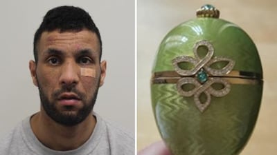 Enzo Conticello has been jailed for stealing items including a valuable Faberge egg. Photo: Metropolitan Police