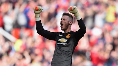 David De Gea of Manchester United. Getty Images