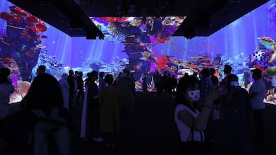 The audio-visual displays are a major feature of the Australia Pavilion in Expo 2020 Dubai