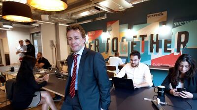 Colm Reilly, head of the UK Lebanon Tech Hub in London. Stephen Lock for the National