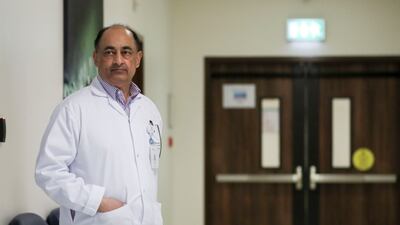 Dr Khalid Anwar, consultant of physical medicine and rehabilitation, and clinical lead at Amana Healthcare. Khushnum Bhandari/ The National
