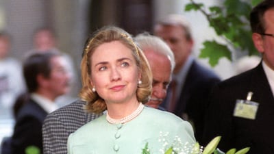 44. Hillary Rodham Clinton is the wife of Bill Clinton, serving as First Lady from 1993 to 2001. Clinton also forged her own political career, and was Secretary of State from 2009 to 2013. She also became the first woman to run for president of the US in 2016. EPA