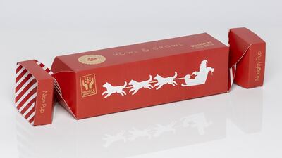 Christmas Cracker gift box, Dh25, Howlandgrowl.com. Photo: Howl and Growl