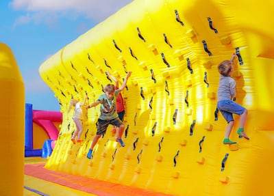 JumpX is open to adults and children above five. Photo: Dubai Parks and Resorts