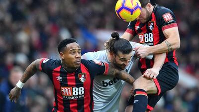 Right-back: Nathaniel Clyne (Bournemouth) – The on-loan man was part of the defence who shut West Ham out as Bournemouth ended a run of five games without a victory. Reuters