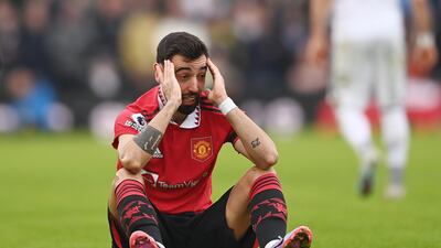 Bruno Fernandes, 6 - Dragged a shot wide on 19 and came closest to scoring for United after 39, but Meslier got it. It was a good chance, too. Getty