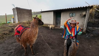 Erick prepares for the race